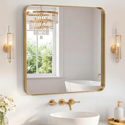 Sweetcrispy Bathroom Mirror 30x30 Inch, Vanity Mirror by Sweetcrispy