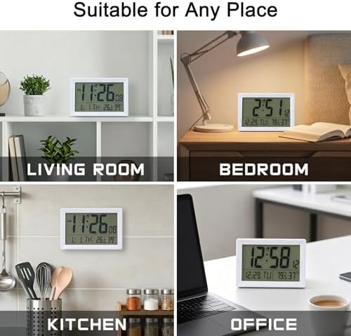 Digital Wall Clock Battery Operated - Image 7