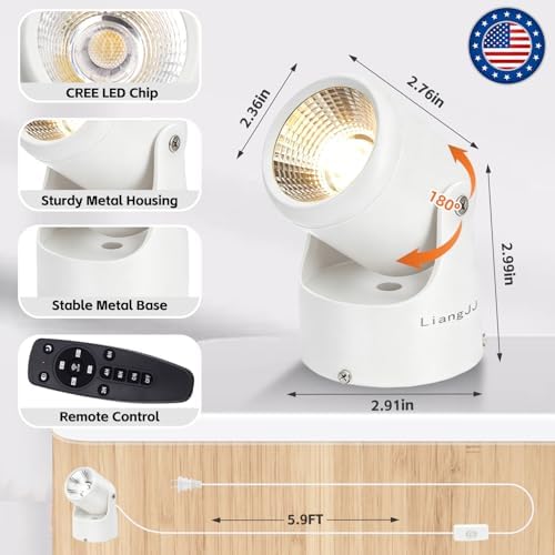 Stepless Adjustable Color Temperature and Dimmable Uplights Indoor - Image 4