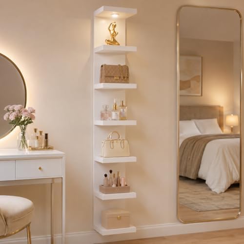 7 Tier Floating Wall Shelf by madeformodernhomes