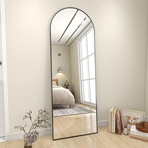 Koonmi 64x21 Arched Full Length Mirror, Floor Mirror - Image 6