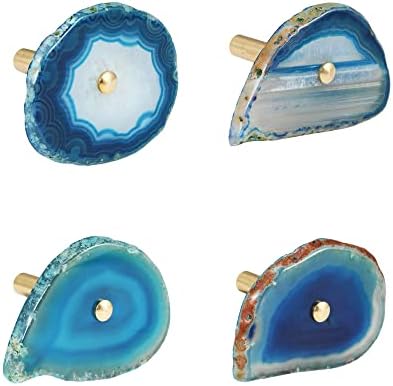 CozyTower 4 Pcs Unique Agate Wall Hooks by CozyTower