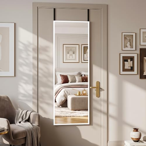 Suidia Full Length Mirror Over the Door&Wall Mounted, HD Shatterproof, Hanging - Image 3