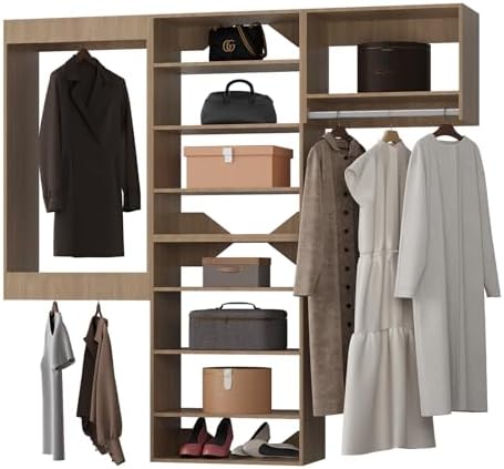 Modular Closet Organizer, Wooden Closet Storage by Unknown