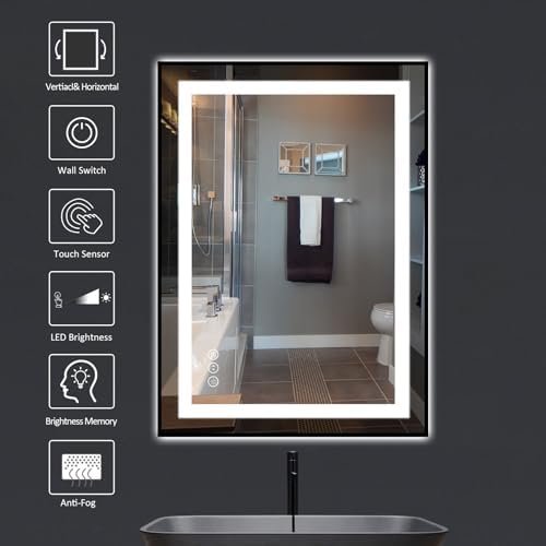 Amorho 20"X28" LED Bathroom Mirror - Image 2