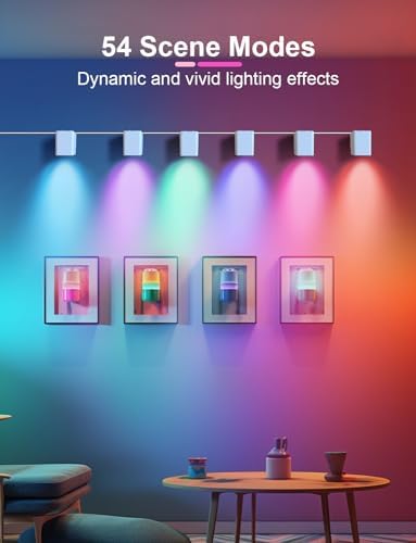 APPECK Wall Sconces 6 Pack, LED Wall Lights RGBCW 13FT, Ambient Lighting - Image 3