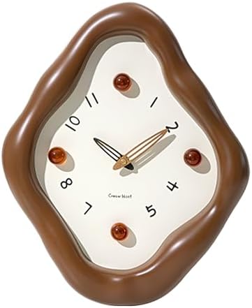 JUSTUP 12 Inch Modern Wall Clock, Creative Rhombus Battery Powered Clock by Justup