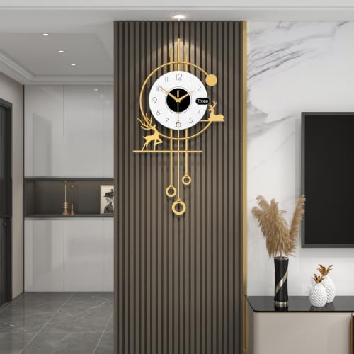 Modern Wall Clocks Battery Operated Silent Clock - Image 2