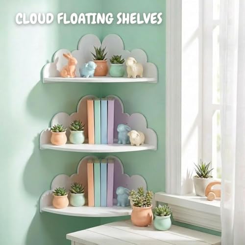 Cloud Floating Corner Shelves - Image 5