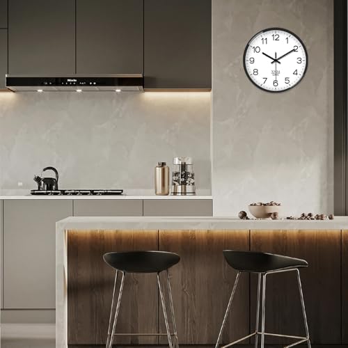 XNM Minimalist Wall Clocks Battery Operated 12 Inch - Image 4