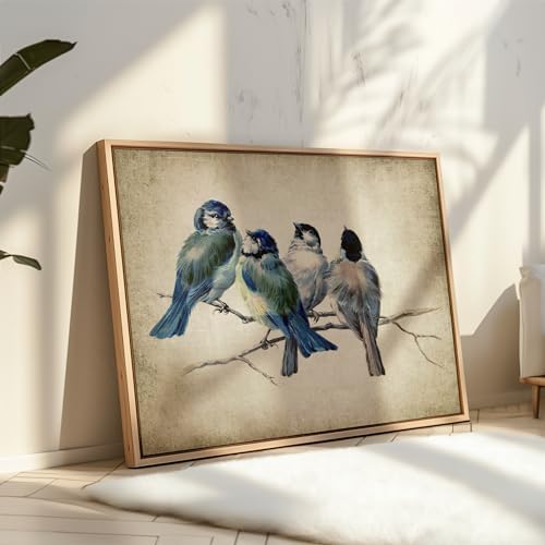 Poster Master Blue Birds On Branch Poster - Image 4