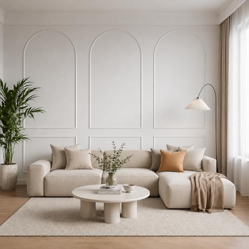 Colingmill 3 Set 32 x 94 Inch Arch Wall Molding Kit Peel Stick wall Panels by Colingmill