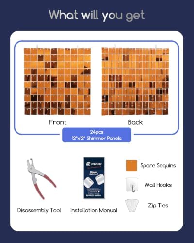 COKAOBE LiteGrid Series Shimmer Wall Backdrop - Image 2