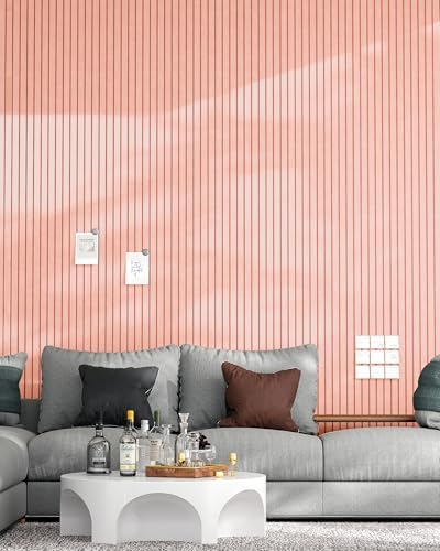 12 Pack Self-Adhesive Acoustic Wall Panels, 12x12 Inch-Pink - Image 6