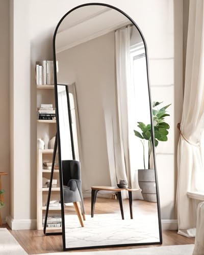 KOMCOTE 71x28 Inch Arched Floor Mirror - Image 5
