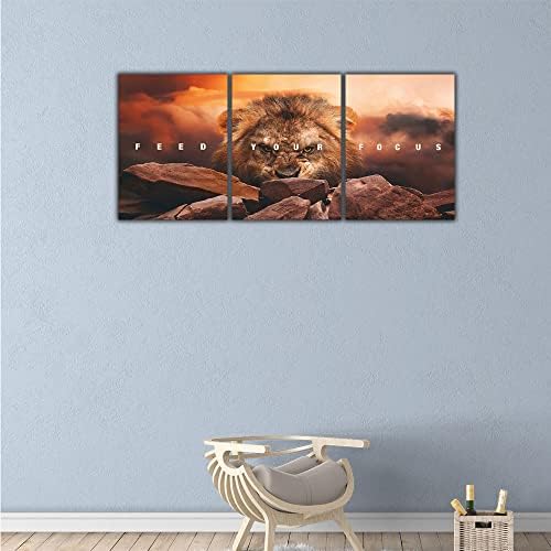 Inspirational Quotes Poster Framed Wall Art Motivational Canvas Painting Print - Image 2