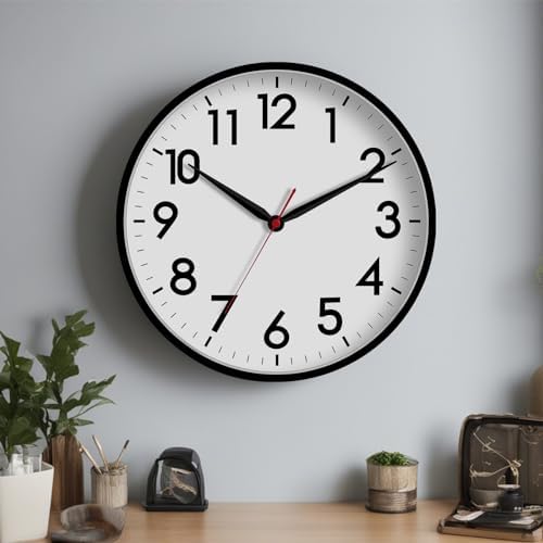 AKCISOT 16 Inch Wall Clock, Silent Battery Operated Analog Clock - Image 6