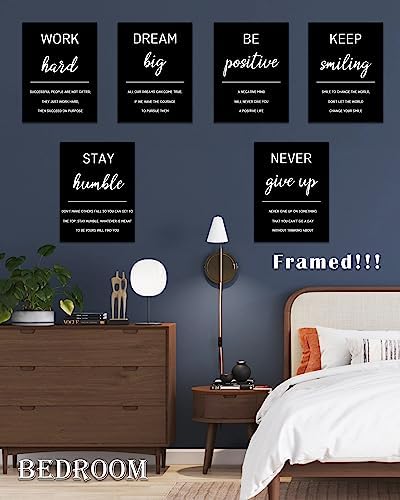 Drsoum Inspirational Office Wall Art Motivational Wall Decor 12” x16” Framed - Image 5