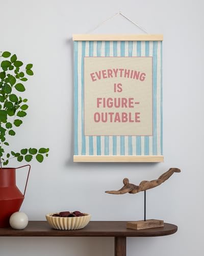 FGFK Preppy Pink and light Blue Everything Is Figureoutable Inspirational - Image 3