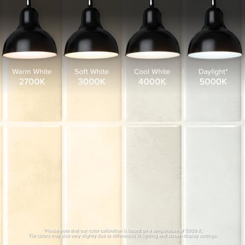 Smart Tiles Peel and Stick backsplash, Stacked White & Grey - Image 4