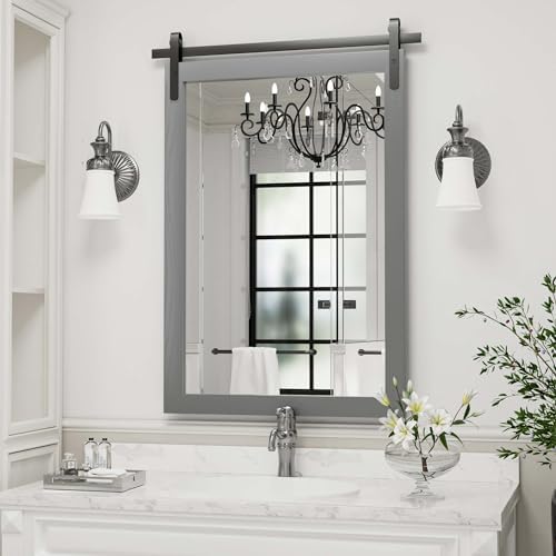 PAIHOME Farmhouse Bathroom Vanity Mirror - Image 3