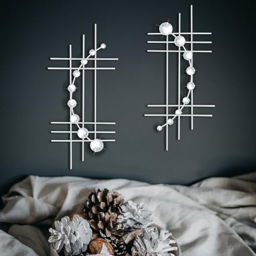 ZEXUIRU 2 Pcs Abstract Metal Art by ZEXUIRU