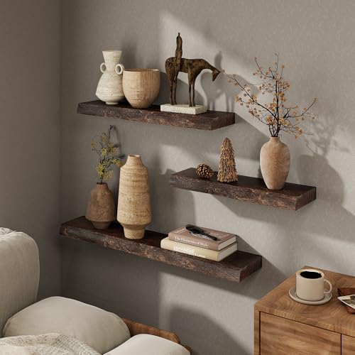 Marsmiles 24in Wood Floating Shelves - Image 2