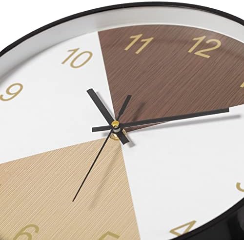 Clockswise Bulk Set of 20 PC 12" Decorative Modern Round Wood- Looking Plastic - Image 5
