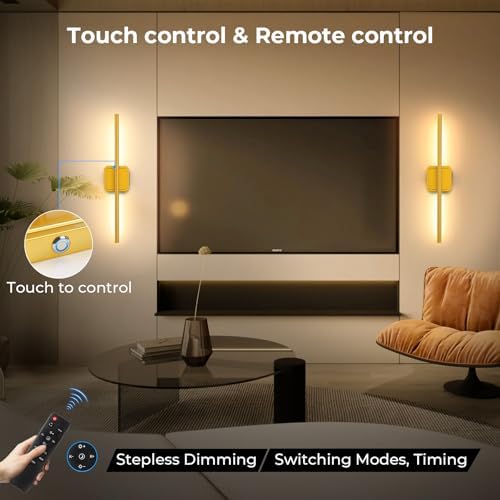 Rechargeable Wall Light Detachable 360°Rotate Wireless Dimmable 4 Pack - Image 6