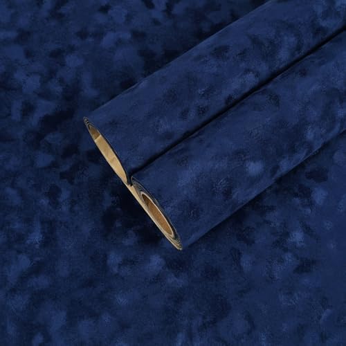CHIHUT 12"x100" Blue Felt Drawer Liner Self Adhesive Velvet Flocking Liner by CHIHUT