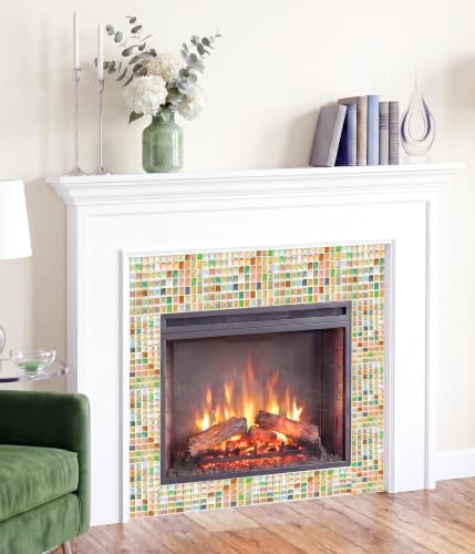 Yoillione 3D Mosaic Tile Sticker Removable Wallpaper Tile, 3D Self Adhesive - Image 6