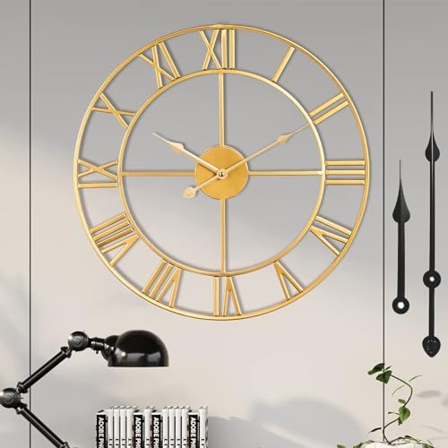 1st owned Large Wall Clock for Living Room Decor Silent Non-Ticking Decorative by Wallclockdecor