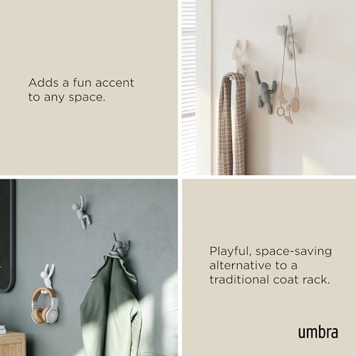 Umbra Buddy Wall Hooks, Decorative Wall Mount Coat Hooks - Image 4