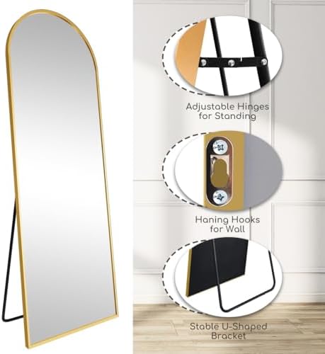 Prywot Arched Full Length Mirror - Image 4