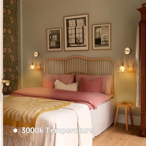 Shenmoyl Battery Operated Wall Sconce Wall Lamp - Image 5