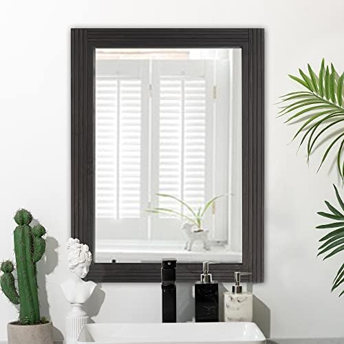 YOSHOOT Hand-Made Wooden Spliced Wall Mirror - Image 2