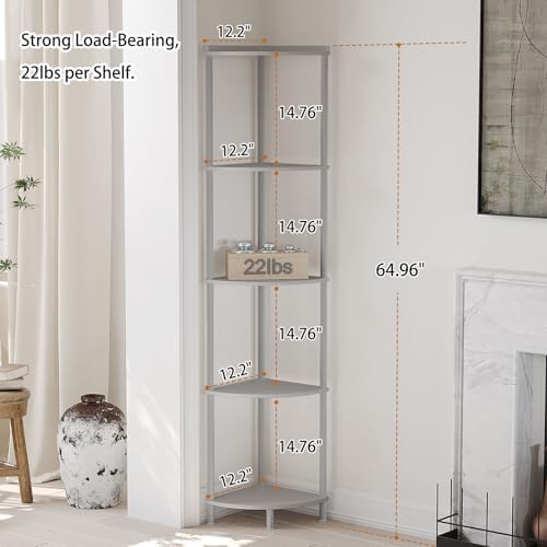 SUNMORY 5 Tier Corner Shelf - Image 2
