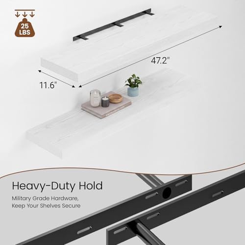 Heimlove 12" Deep Floating Shelves - Image 3
