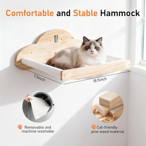 XiaZ Cat Wall Hammock Mounted Bed - Image 2