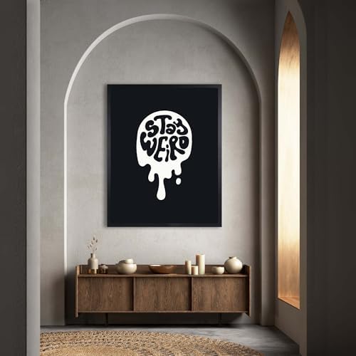 InkFlow Posters Stay Weird Canvas Poster - Image 4