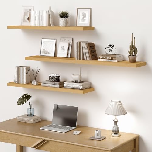 Vivelove 10" Deep Floating Shelves, 24”Wide Set of 2 - Image 4