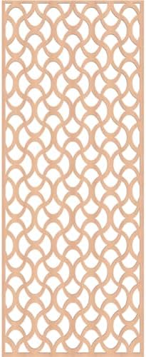 Resort Decorative Pierced Fretwork Wood Wall Panels, 25 3/8"W x 64 3/8"H x 3/8"T - Image 4