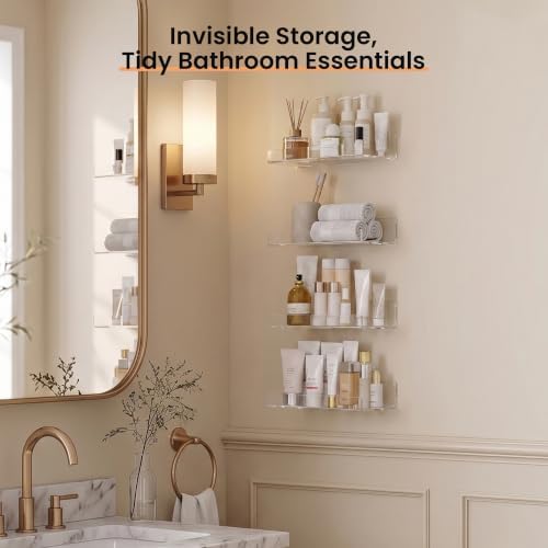upsimples 9" Acrylic Shelves, Small Shelf - Image 5
