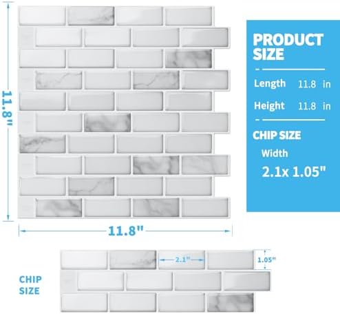 Art3d 10-Pack Peel and Stick Stone Backsplash Tile - Image 7