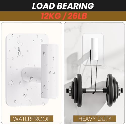 Heavy Duty Adhesive Hooks - 26lb Max - Image 5