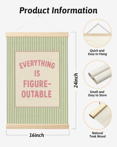 FGFK Positive Affirmations Wall Art Poster Hanger Frame 16x24 Inch - Image 2