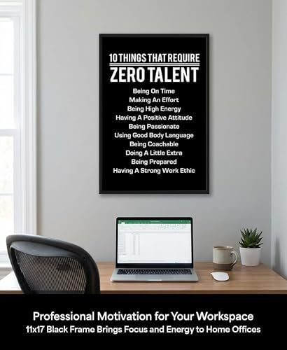 10 Things That Require Zero Talent Wall Art, Framed Print - Image 6