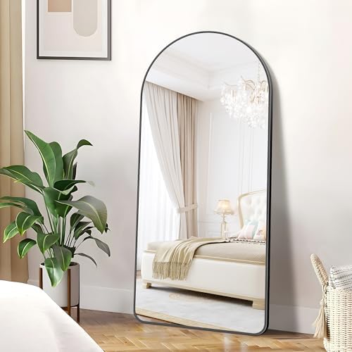 FORBATH Large Arched Wall Mirror 60x30 Inch, Living Room, Home Decor, Hanging by AvaMalis