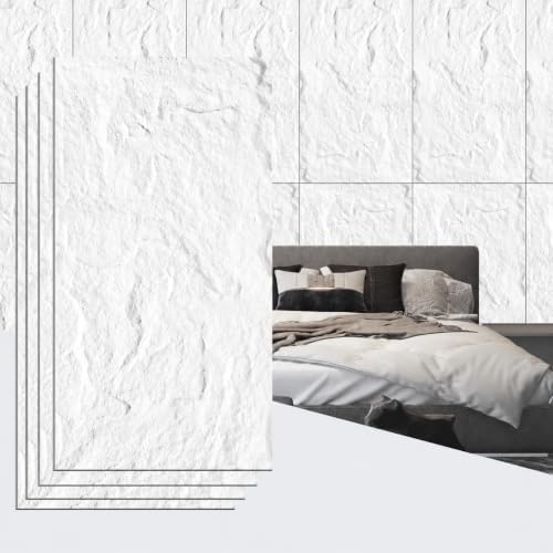 4Pcs Faux Stone Wall Panel 43.3''x23.6'', Lava Stone Design by Unknown