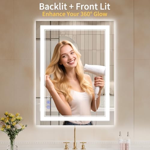 30"x32" LED Bathroom Mirror - Image 2